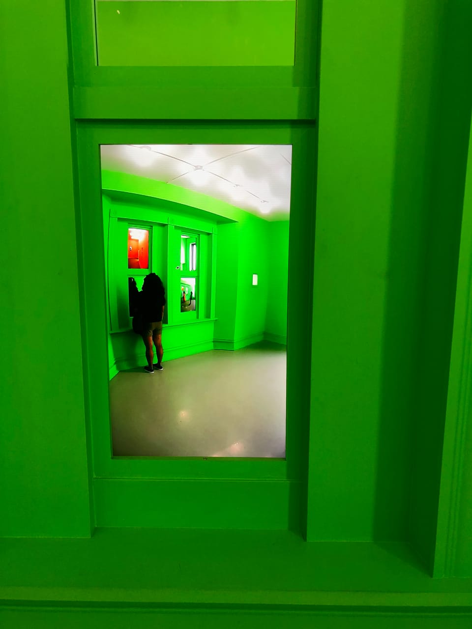 green like an old coke bottle